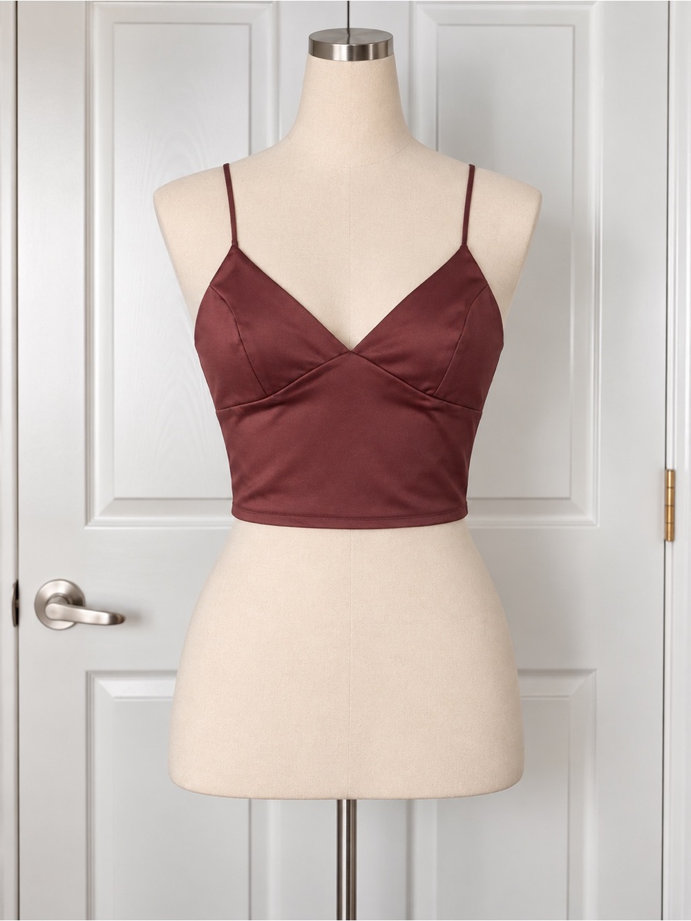 Love Tree Women’s Purple Spaghetti Strap Camisole Top Size L